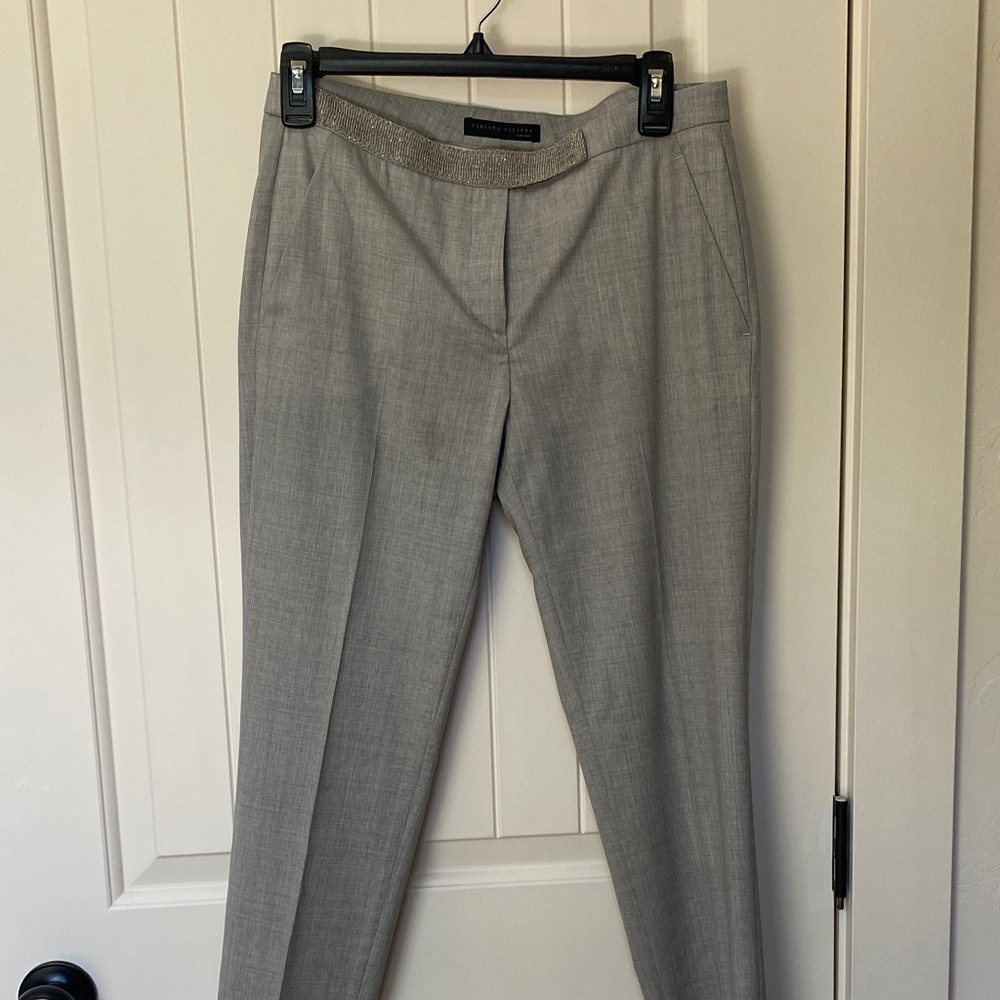 Fabiana Filippi Gray Dress Pants